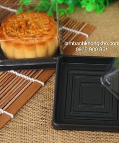Hộp vuông đế đen xy80s (50 cái) BOX-9453-50C