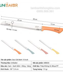 Dao cắt bánh Unibaker lớn DC-11148-1C