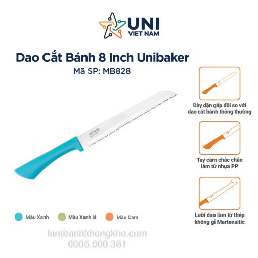 Dao cắt bánh Unibaker nhỏ DEC-11152-1C