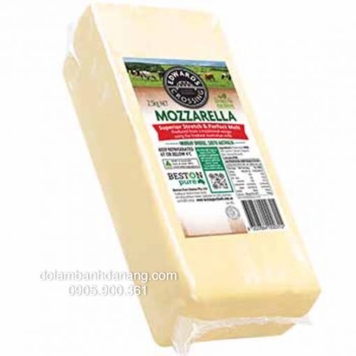 Mozzarella Beston khối 2.5kg KBS-11130-1KH