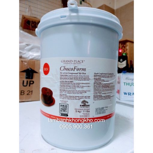 Socola sệt đen Puratos (xô 5kg) SMH-9368-5KG
