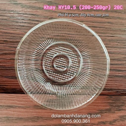 Khay Trung Thu HY10.5 TRÒN TRONG (set 100 cái)