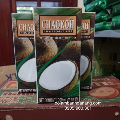 Nước cốt dừa CHAOKOH hộp 1L