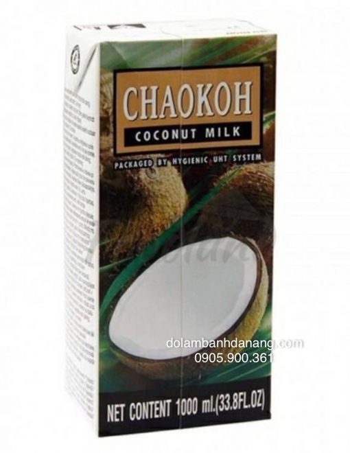 Nước cốt dừa CHAOKOH hộp 1L
