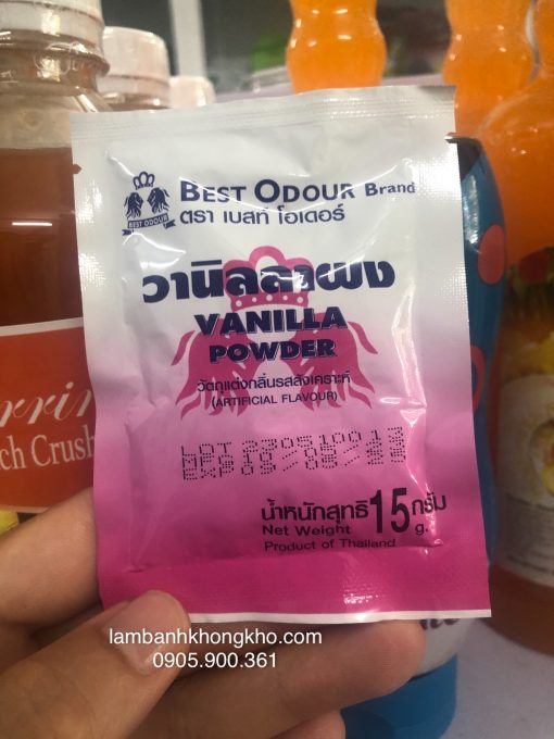 Bột Vani Thái Lan gói 15gr