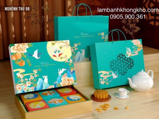 Hộp trung thu 6 bánh Nghênh Thu lớn