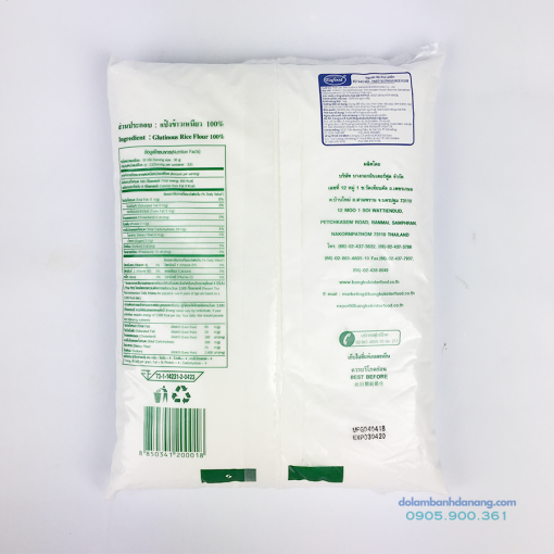 bot nep thai 400g Bột nếp Thái 400g