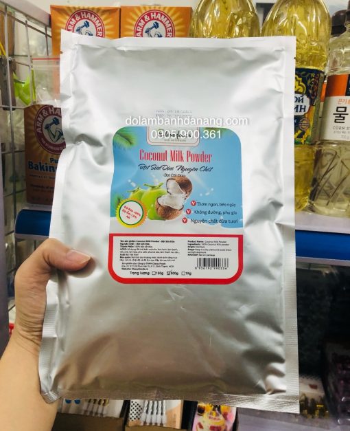 bot cot dua bot sua dua 500g Bột cốt dừa (bột sữa dừa) 500g