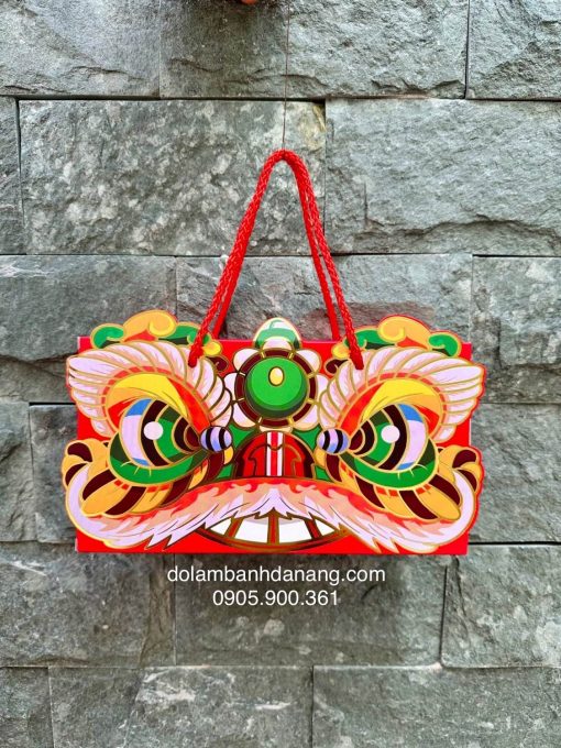 Hộp trung thu 2 bánh Lân Đường (1 cái)