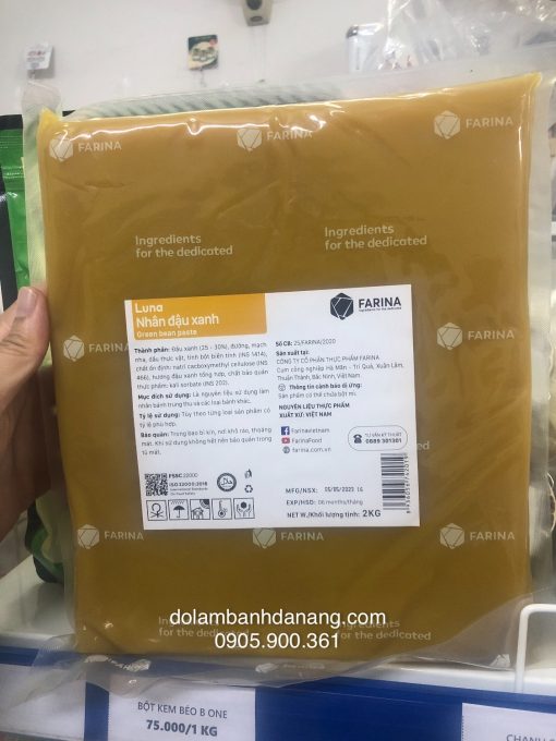 Nhân đậu xanh Luna Farina (gói 2kg)