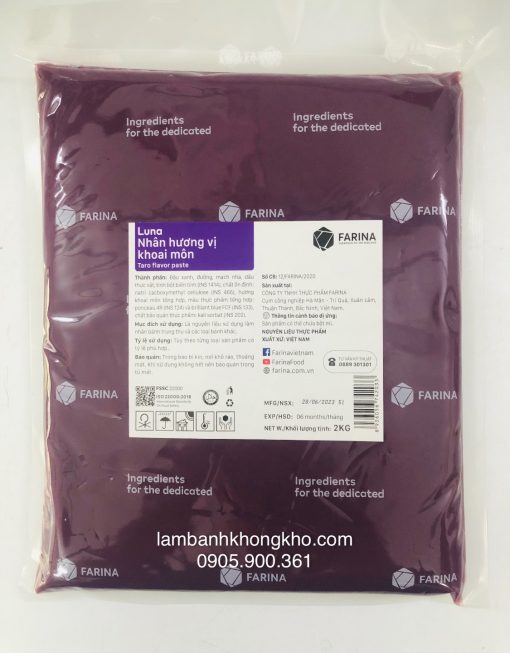 Nhân khoai môn Luna Farina (gói 2kg)