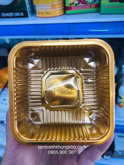 Khay Trung Thu 10035 VUÔNG VÀNG (100 gr)