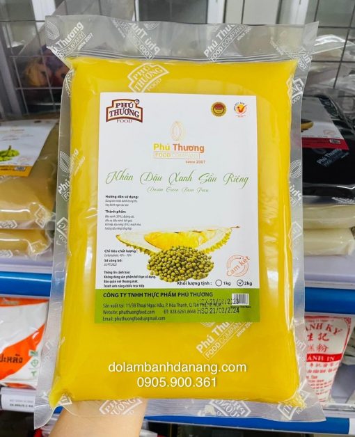Nhân đậu xanh sầu riêng Phú Thương 2kg