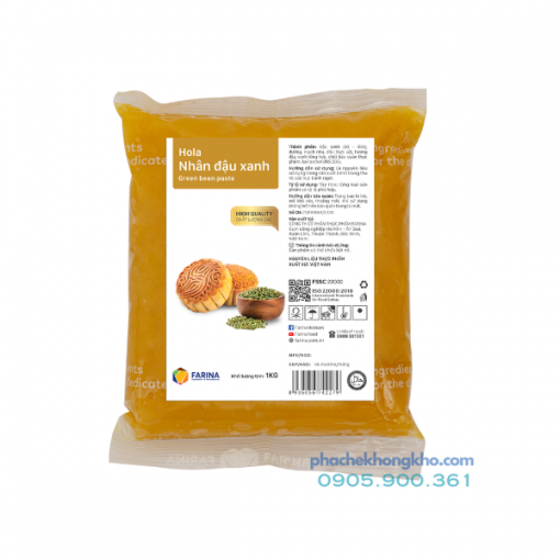 nhan hola farina dau xanh 1kg