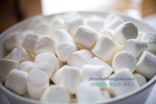 keo marshmallow trang 1kg Kẹo Marshmallow trắng 1kg