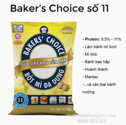 Bột mì Baker choice 11