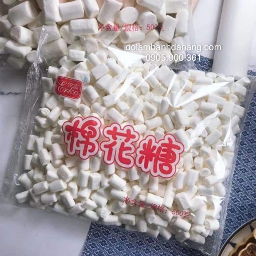 Kẹo Marshmallow trắng Erko 1kg (2 gói 500gr)