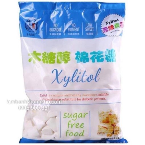 Kẹo marshmallow Xylitol gói 500gr