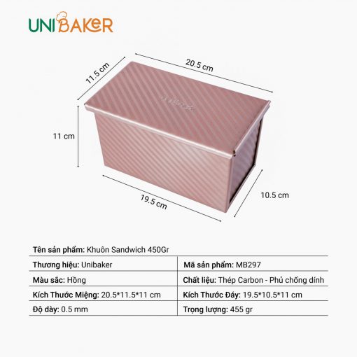 Khuôn sandwich chống dính UniBaker