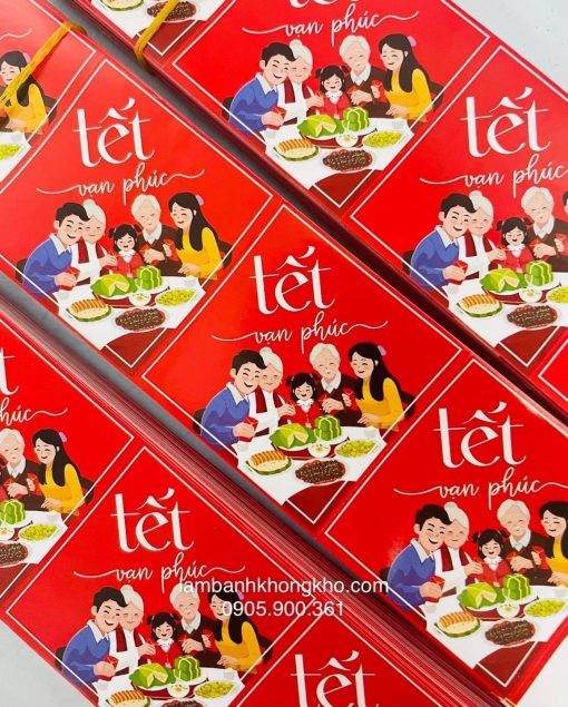 Tem Tết "vạn phúc" vuông (4 tem/tờ)