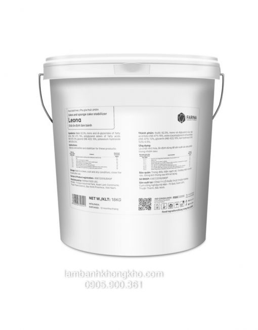 Chất ổn định bánh Farina xô 18kg