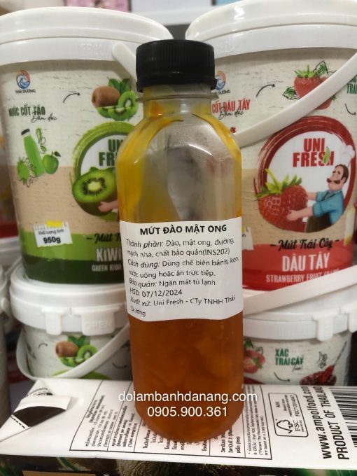 Mứt mật ong đào UniFresh 200gr