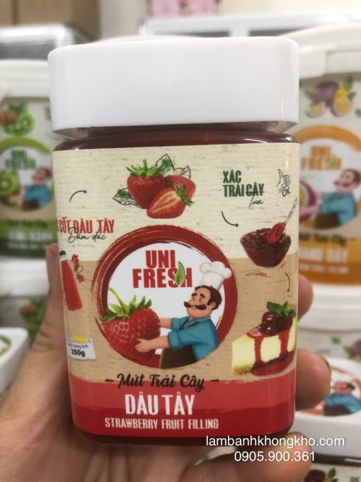 Mứt dâu tây UniFresh hũ 350gr