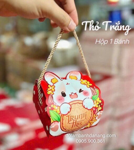 Hộp trung thu 1 bánh Thỏ trắng