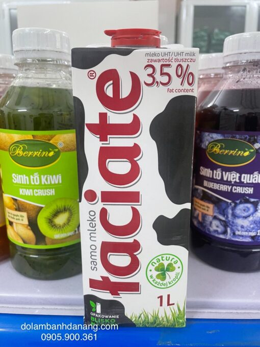 Sữa tươi Ba Lan - Taciate 3.5% hộp 1L