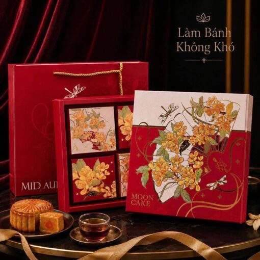 Hộp trung thu 4 bánh Thu Hoa