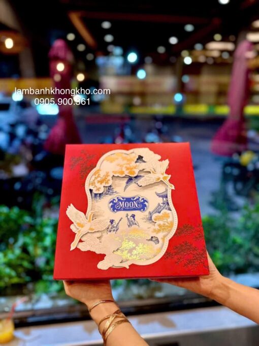 Hộp trung thu 4 bánh Vân Hạc