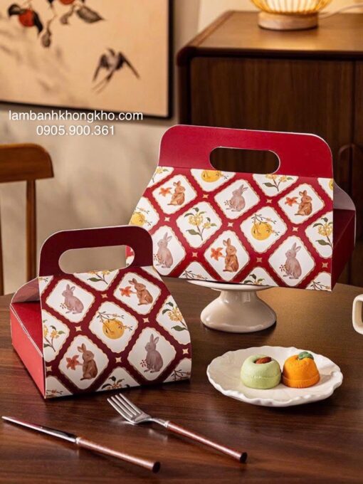 Hộp trung thu 6 bánh Đan Nguyệt mini