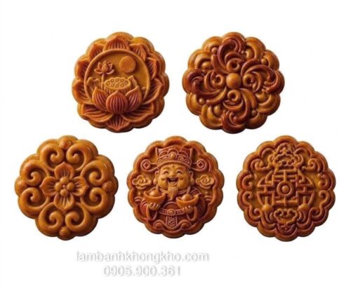 Khuôn trung thu 200gr 5 mặt Tài Lộc Thịnh Vượng