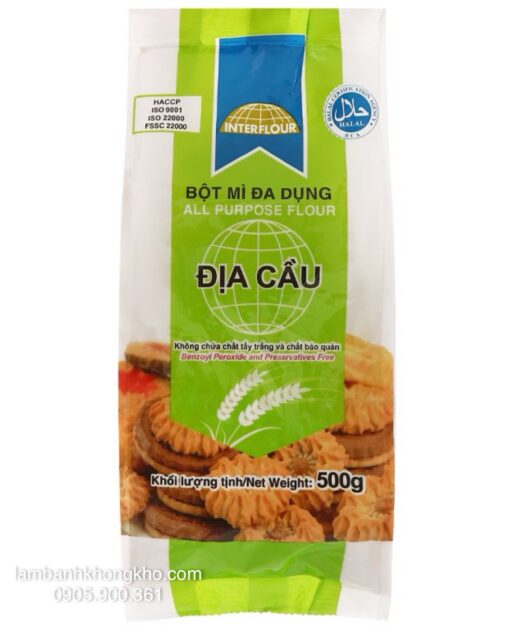 Bột mì Địa cầu số 11 gói 500gr